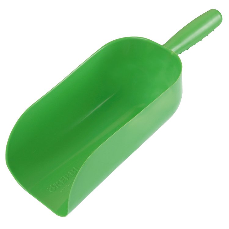 KERBL Futterschaufel Kunststoff, grün, 2000g