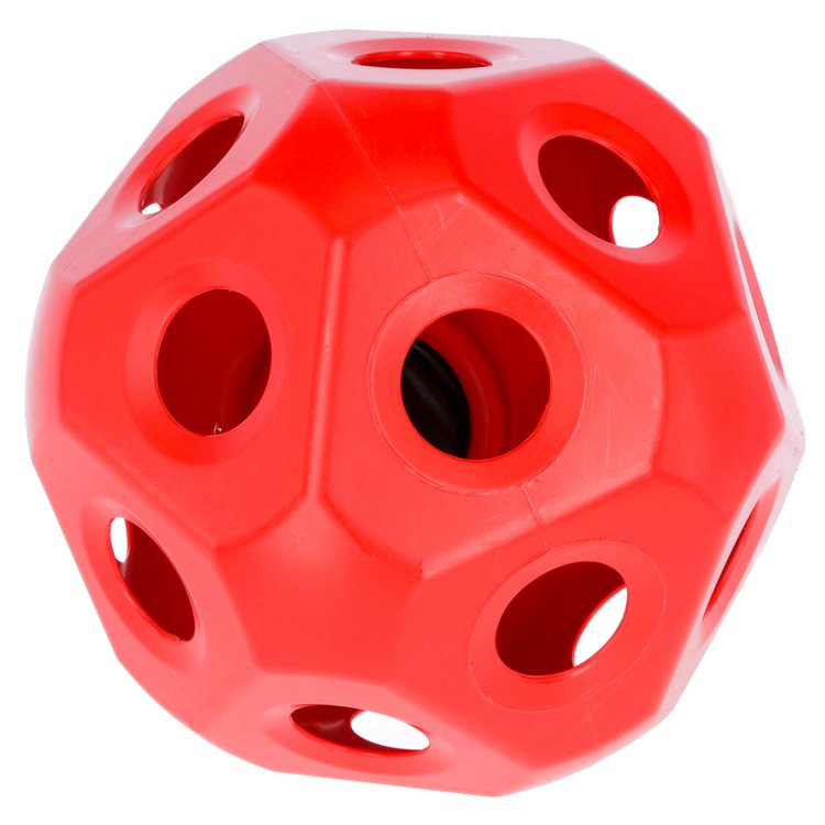 HeuBoy - Futterspielball für Pferde & Kälber, rot