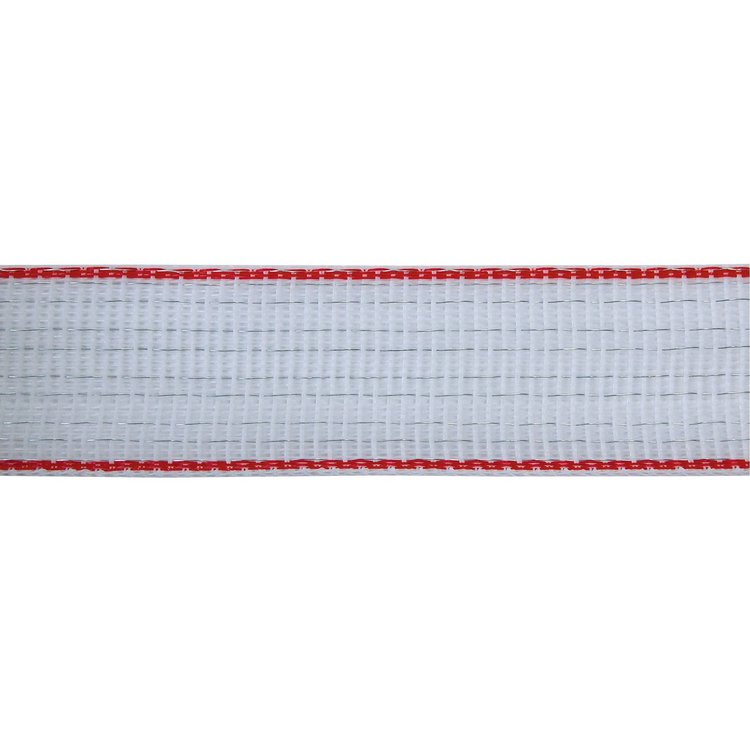Weidezaunband TopLine Plus TriCOND weiß/rot 40 mm, 0,187 Ohm/m, 200 m
