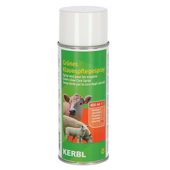 KERBL Grünes Klauenpflegespray für Rinder und Schafe, 400ml