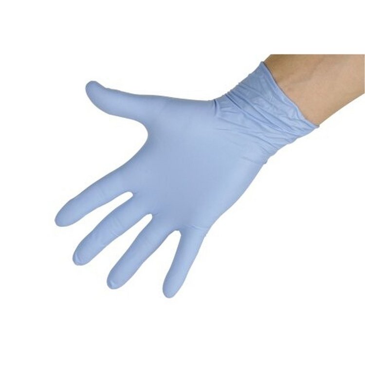 Nitrile gloves 5.5mil, 240 mm, 100 pcs, size S