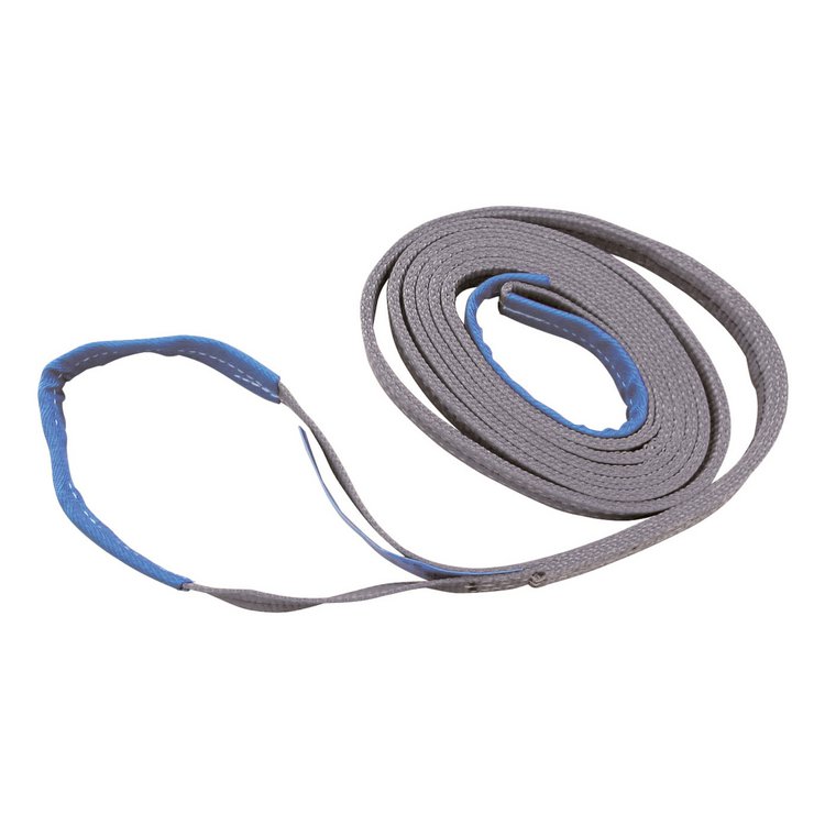 Lifting belt double-layer, 4 m/120 mm, 8000 kg, grey