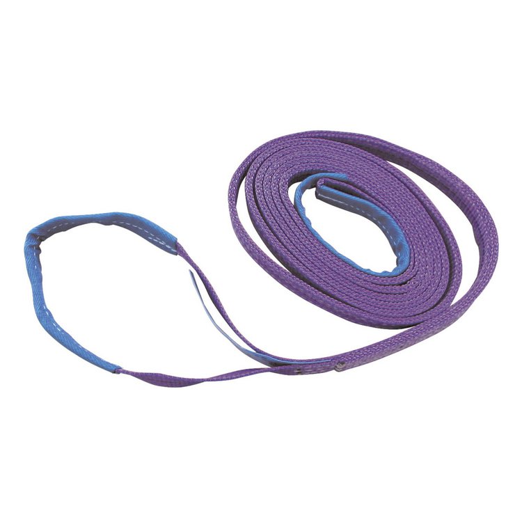 Lifting belt double-layer, 4 m/35 mm, 2000 kg, violet