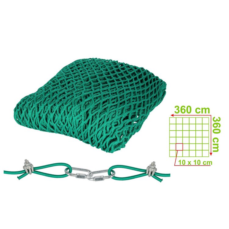 Slow feeding net 3,6 x 3,6 m, mesh 10 cm