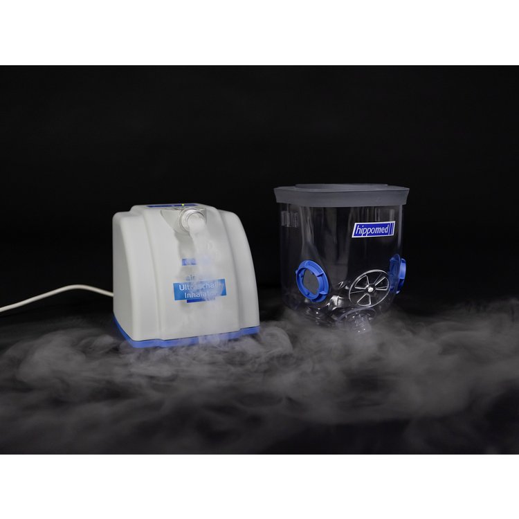 hippomed Ultraschall-Inhalator AirOne, Set inkl. Warmblutmaske