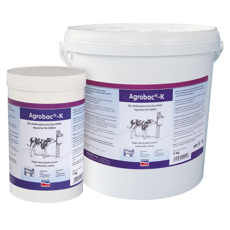 Standard-Elektrolyt-Pulver Agrobac®-K forte 5 kg
