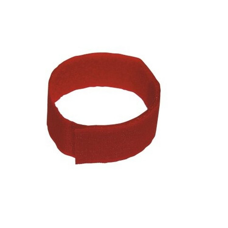 Markierungsbänder mit Klettverschluß rot, 10 Stück