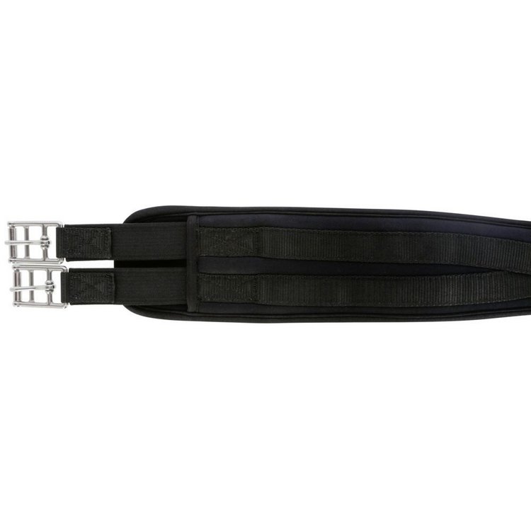 Sattelgurt mit Memory-Schaum schwarz, 110 cm
