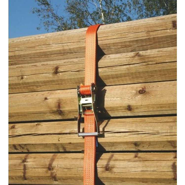 Ratschenzurrgurt 2-teilig, orange, 50mm / 6m; 4000 kg
