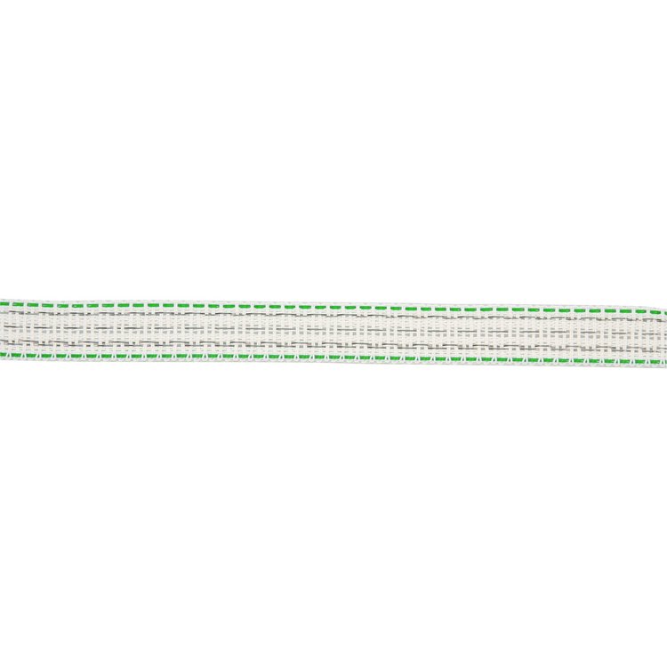 Weidezaunband Premium Plus TriCOND weiß/grün 20 mm, 0,183 Ohm/m, 200 m