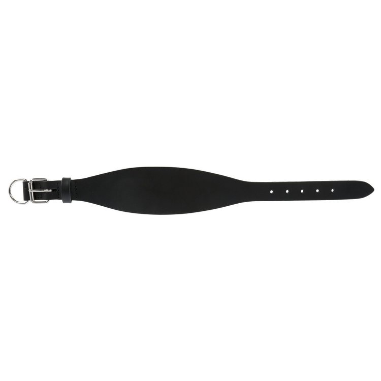 MEXICA Halsband schwarz für Windhunde, 32-40cm x 1,5cm