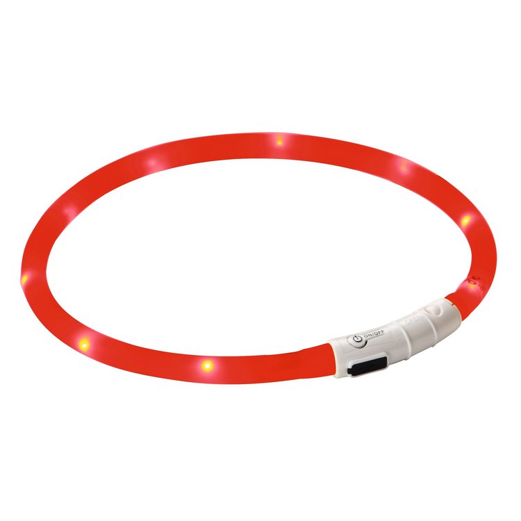 Maxi Safe LED-Halsband, rot, Länge 55 cm