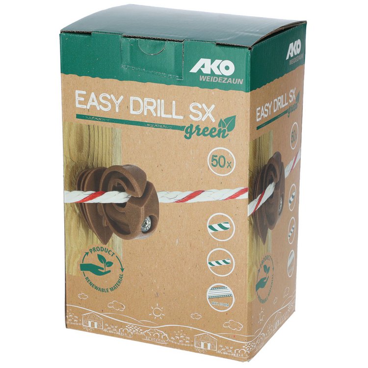 AKO Premium Ringisolator Easy Drill SX green, 50 Stück