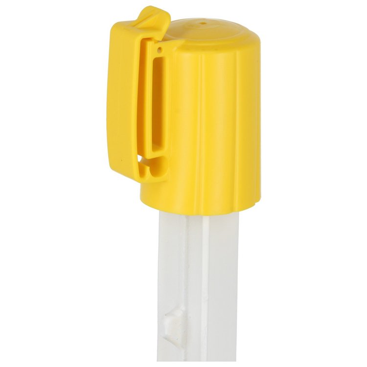 AKO T-Pfosten Kopfisolator / Kappenisolator, gelb, 10 Stück
