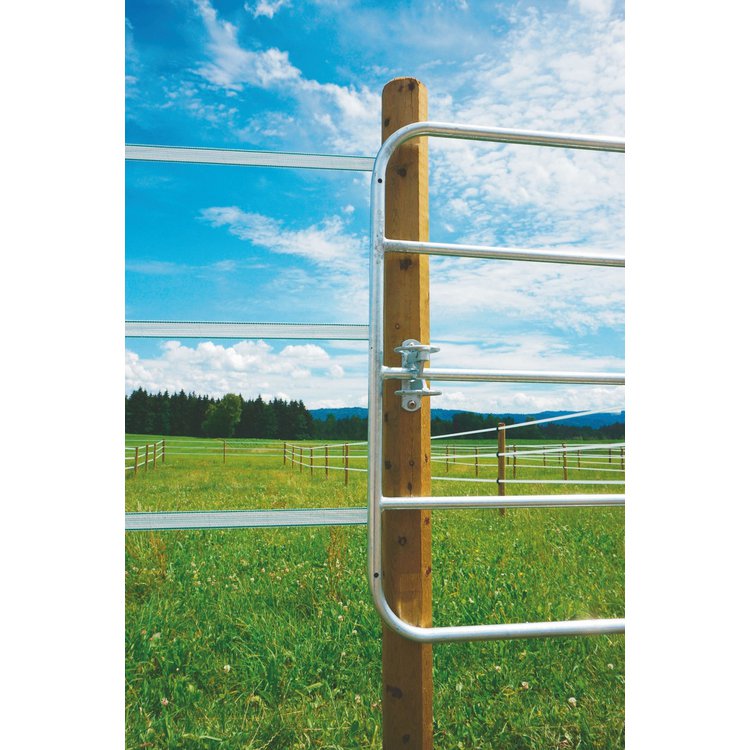 Fence gate 2-3 m, adjustable height: 110 cm, galvanized