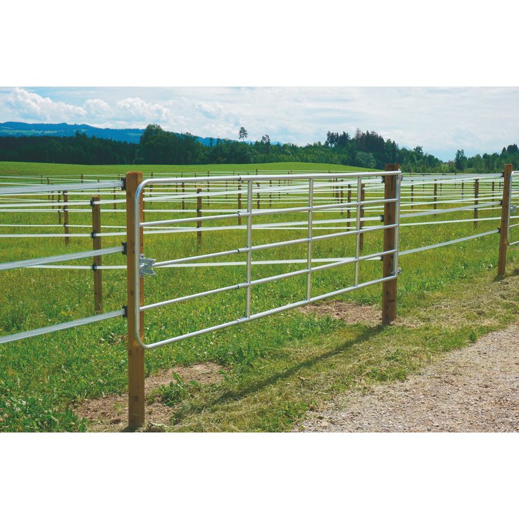 Fence gate 4-5 m, adjustable height: 110 cm, galvanized