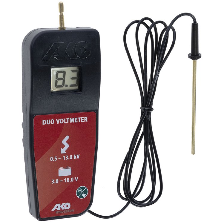 AKO Digital DUO Voltmeter - Prüft Weidezaun und Batterie