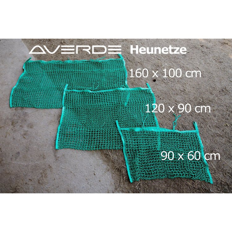 Maschenweite 3 x 3 cm AVERDE Heunetz-Tasche 160 x 100 cm grün 