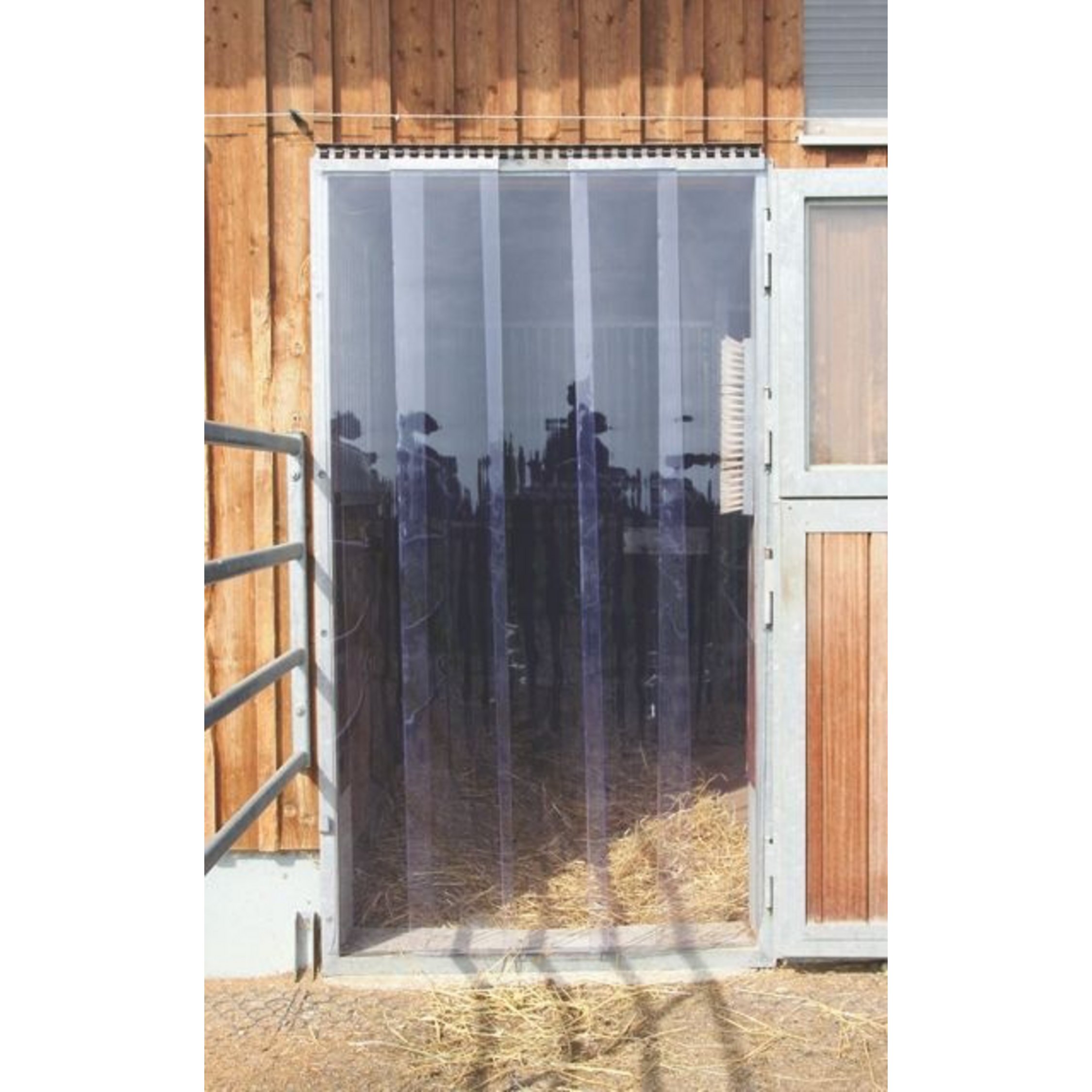 25 m 30 cm Breite x 3 mm Dicke PVC Lamellen Streifenvorhang Türvorhang klar
