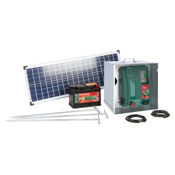 Starterset AN6000 mit Solarmodul, Akkukasten und Batterie, Wildabwehr / Schafhaltung