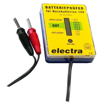 electra Batterieprüfer für 12V Akkus, LED