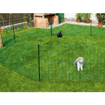 Kaninchennetz 25 m, 65 cm Einzelspitze, grün