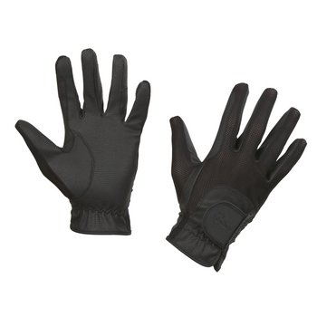 Summer Tech-Handschuhe, schwarz Nubukoptik, Gr. S