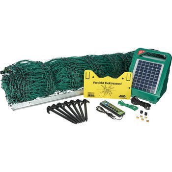 Geflügelnetz-Set 50 m, grün inkl. Solargerät S250 + Zubehör