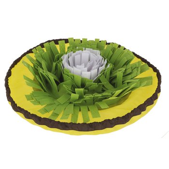Schnüffelteppich Bowl gelb/grün/weiß, Ø 60cm
