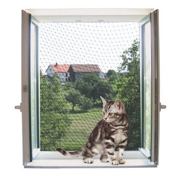 Katzenschutznetz 4 x 3 m, transparent