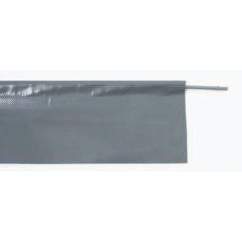 Bodenabschlusslippe mit Kederschnur Höhe 51 cm, Farbe grau, per Meter