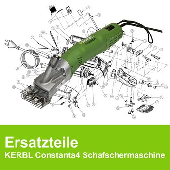 Ersatzteile für KERBL Schafschermaschine Constanta 4