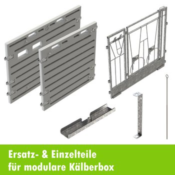 Ersatz- und Einzelteile für modulare Kälberbox