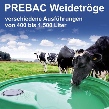 La Buvette PREBAC Weidetränken / Weidetröge, verschiedene Ausführungen